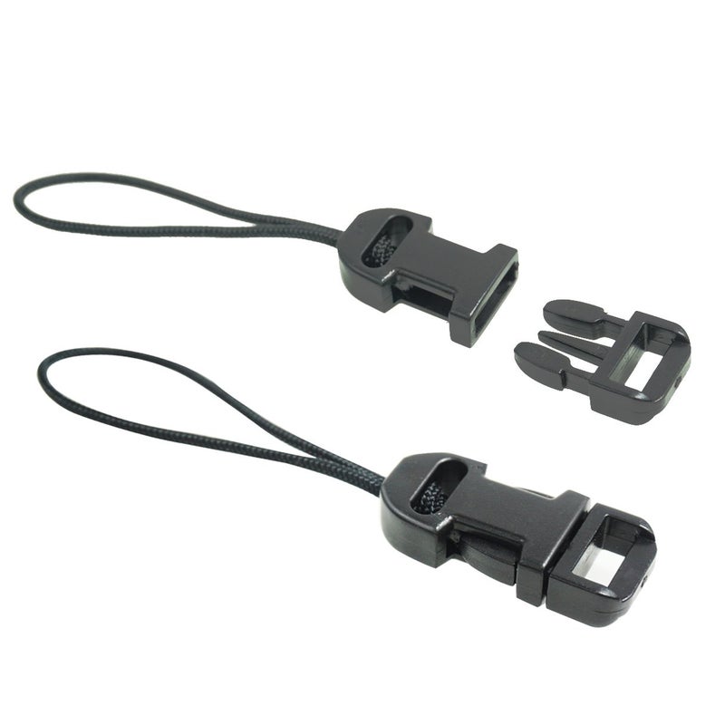 Foto&Tech 2 Pieces Quick Release QD Loop Connector for Camera Neck Strap Compatible with Fujifilm Samsung Sony Olympus Panasonic Canon Nikon Pentax Compact Camera, Point-and-Shoot Camera (Style A) - Image 1